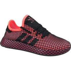 Czerwone Buty adidas Deerupt Runner M EE5661. Czerwone buty sportowe męskie Adidas, z materiału, na sznurówki. W wyprzedaży za 409,00 zł.
