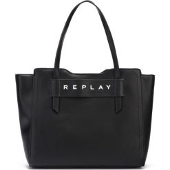 Replay Torebka Czarny. Czarne torebki klasyczne damskie Replay, bez wzorów, z materiału, bez dodatków. Za 516,95 zł.