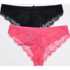 Koronkowe majtki hipster - Czarny. Czarne majtki damskie Sinsay, s, z koronki. Za 14,99 zł.