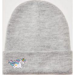 Czapki damskie: Czapka UNICORN - Jasny szar