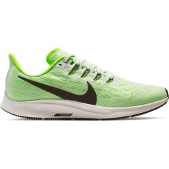 Buty Nike Air Zoom Pegasus 36 M Biało-Zielone. Zielone buty sportowe męskie Nike, bez zapięcia, do biegania. Za 499,99 zł.