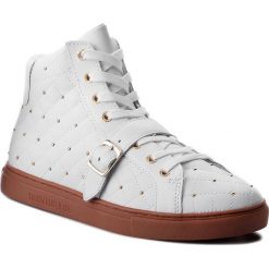 Sneakersy TRUSSARDI JEANS - 79A00241 W001. Białe półbuty damskie Trussardi Jeans, z jeansu. W wyprzedaży za 349,00 zł.