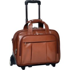 Torba MCKLEIN Damen 17 cali Brązowy. Pomarańczowe torby męskie skórzane Mcklein, bez wzorów, ze skóry, eleganckie, duże. Za 1362,99 zł.