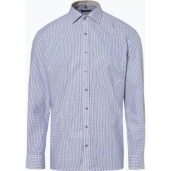 Eterna Comfort Fit - Koszula męska niewymagająca prasowania, niebieski. Niebieskie koszule męskie marki Eterna Comfort Fit, m, w kratkę, eleganckie, z klasycznym kołnierzykiem, bez rękawów. Za 199,95 zł.