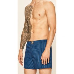 Guess Jeans - Bokserki. Niebieskie bokserki męskie Guess Jeans, s, z aplikacjami, z bawełny. W wyprzedaży za 99,90 zł.