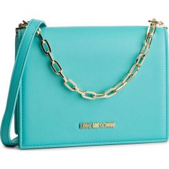 Torebka LOVE MOSCHINO - JC4309PP07KQ0700 Azzurro. Niebieskie torebki klasyczne damskie Love Moschino, bez wzorów, ze skóry ekologicznej, klasyczne, na ramię, bez dodatków. W wyprzedaży za 369,00 zł.