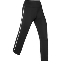 Spodnie funkcyjne sportowe, dł. 3/4, Level 2 bonprix czarny. Czarne spodnie damskie bonprix. Za 49,99 zł.