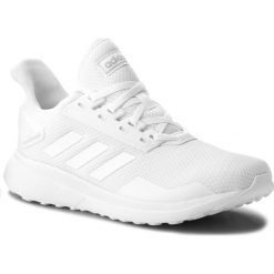 Buty adidas - Duramo 9 B96580 Ftwwht/Ftwwht/Lgrani. Białe buty do biegania męskie Adidas, z materiału. W wyprzedaży za 189,00 zł.
