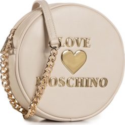 Torebka LOVE MOSCHINO - JC4036PP1BLE0110 Avorio. Brązowe torebki klasyczne damskie Love Moschino, bez wzorów, ze skóry ekologicznej, wizytowe, bez dodatków. Za 649,00 zł.