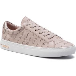 Sneakersy DKNY - Court K1944665 Nude. Różowe półbuty damskie DKNY, ze skóry. Za 599,00 zł.