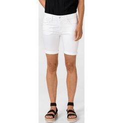 Pepe Jeans Poppy Szorty Biały. Białe szorty damskie Pepe Jeans, bez wzorów, z elastanu. Za 335,95 zł.