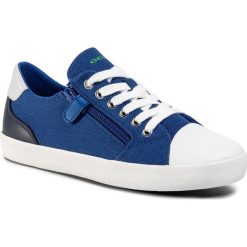 Trampki GEOX - J Gisli B J025CC 01054 C4227 D Royal/Navy. Niebieskie trampki dziewczęce Geox, z gumy, na sznurówki. Za 219,00 zł.