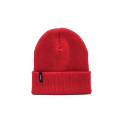 Czapka Beanie Marlboro Red. Czerwone czapki męskie Harp Team, bez wzorów, z dzianiny. Za 59,00 zł.