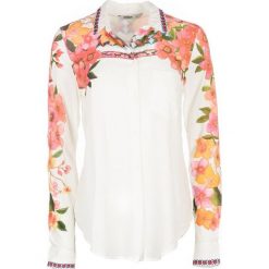 Desigual koszula damska Laurene S biały. Białe koszule damskie Desigual, s, bez wzorów, z materiału, bez kołnierzyka, bez rękawów. W wyprzedaży za 169,00 zł.