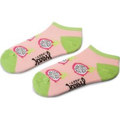Skarpety Niskie Damskie FREAK FEET - SSMO-PIN Kolorowy Różowy. Różowe skarpetki damskie marki Freak Feet, w kolorowe wzory, z elastanu. Za 14,99 zł.
