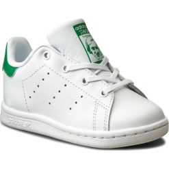Buty adidas - Stan Smith I BB2998 Ftwwht/Ftwwht/Green. Białe półbuty dziewczęce Adidas, na sznurówki. W wyprzedaży za 159,00 zł.