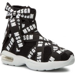 Sneakersy MSGM - Air Cushion Running 2641MDS1901 129 99 Czarny. Czarne półbuty damskie MSGM, ze skóry. W wyprzedaży za 1069,00 zł.