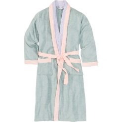 Szlafrok frotte bonprix jasny miętowy - bez - jasnoróżowy. Niebieskie szlafroki damskie marki bonprix, z bawełny. Za 89,99 zł.