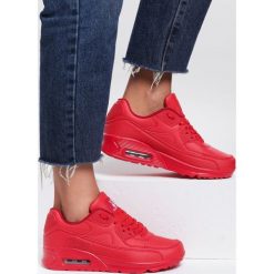 Czerwone Buty Sportowe Peach Perfect. Czerwone buty sportowe damskie Renee, z aplikacjami, sportowe. Za 99,99 zł.