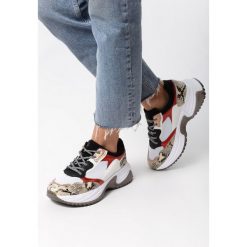 Białe Sneakersy Madelynn. Białe buty sportowe damskie Born2be, ze skóry. Za 99,99 zł.