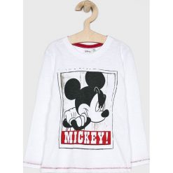 Blukids - Longsleeve dziecięcy 98-134 cm. Białe t-shirty chłopięce Blukids, z nadrukiem, z bawełny, z długim rękawem. W wyprzedaży za 39,90 zł.