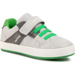Sneakersy GEOX - J Gisli B. B J025CB 010FE C0001 S Grey/Dk Grey. Szare trampki chłopięce Geox, bez wzorów, ze skóry ekologicznej, na rzepy. W wyprzedaży za 159,00 zł.