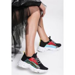 Czarne Sneakersy Beckton. Czarne buty sportowe damskie Renee, z jeansu, sportowe. Za 99,99 zł.