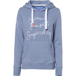 Bluzy damskie: Superdry – Damska bluza nierozpinana, niebieski
