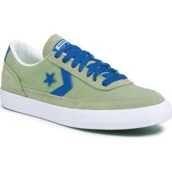 Tenisówki CONVERSE - Net Star Classic Ox 167623C Street Sage/Court Blue/White. Zielone półbuty męskie Converse, bez wzorów, ze skóry, retro, bez zapięcia. W wyprzedaży za 179,00 zł.