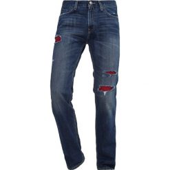 Jeansy męskie: Hollister Co. Jeansy Straight Leg destroyed denim
