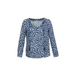 Bluzki Betty London DIDO. Niebieskie bluzki damskie Betty London, s, bez wzorów, bez kołnierzyka, bez rękawów. W wyprzedaży za 111,20 zł.