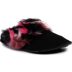 Kapcie CROCS - So Luxe Slipper 205890 Black/Multi. Czarne klapki damskie Crocs, bez wzorów, z tworzywa sztucznego, bez obcasa. Za 179,00 zł.