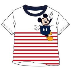 Disney By Arnetta Koszulka Chłopięca Mickey Mouse 98 Biały/Czerwony. Czerwone t-shirty chłopięce Disney By Arnetta, z motywem z bajki, bez rękawów. Za 39,00 zł.