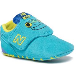 Sneakersy NEW BALANCE - CC574ZOF Niebieski. Niebieskie trampki chłopięce New Balance, bez wzorów, ze skóry, na rzepy. W wyprzedaży za 129,00 zł.