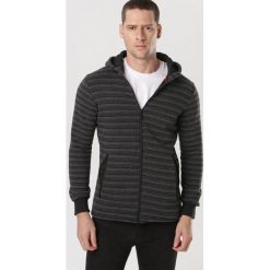 Ciemnoszara Bluza Caloliria. Szare bluzy męskie Born2be, xl, bez wzorów, bez kołnierzyka, bez rękawów, bez kaptura. Za 79,99 zł.