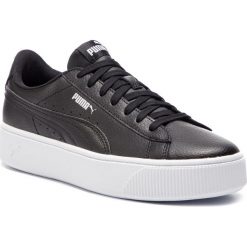 Sneakersy PUMA - Vikky Stacked L 369143 01 Puma Black/Puma Black. Czarne półbuty damskie Puma, ze skóry ekologicznej. W wyprzedaży za 199,99 zł.