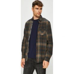 Tom Tailor Denim - Koszula. Czarne koszule męskie na spinki TOM TAILOR DENIM, l, w kratkę, z bawełny, button down, z długim rękawem. W wyprzedaży za 139,90 zł.