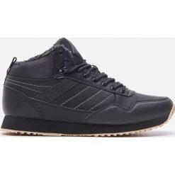 Ocieplane sneakersy do kostki - Czarny. Czarne sneakersy męskie House, bez zapięcia. Za 159,99 zł.