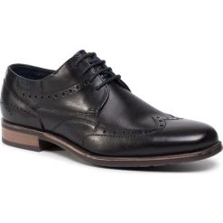 Półbuty BUGATTI - 311-16305-1000-1000 Black. Czarne buty wizytowe męskie Bugatti, bez wzorów, ze skóry, eleganckie, bez zapięcia. Za 349,00 zł.