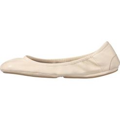 Baleriny damskie: Skórzane baleriny „Pure Ballet” w kolorze kremowym