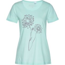 T-shirt bonprix pastelowy miętowy - szary. T-shirty damskie bonprix, z nadrukiem. Za 34,99 zł.