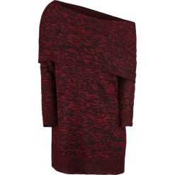 Swetry klasyczne damskie: Black Premium by EMP Nightfall Sweter damski burgund/czarny