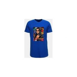 T-shirt : " Mona ART ". Niebieskie t-shirty męskie Life is art, xxl, bez wzorów, klasyczne, z klasycznym kołnierzykiem. Za 120,00 zł.