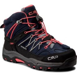 Buty trekkingowe dziewczęce: Trekkingi CMP – Kids Rigel Mid Trekking Shoes Wp 3Q12944 Antracite/Red Fluo 95BD