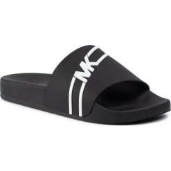 Klapki MICHAEL MICHAEL KORS - Jake Slide 42R0JSFA2Q Black. Czarne klapki męskie MICHAEL Michael Kors, bez wzorów, z tworzywa sztucznego. Za 279,00 zł.