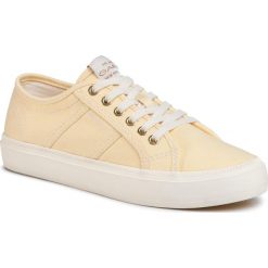 Tenisówki GANT - Pinestreet 20538513 Light Yellow G301. Żółte półbuty damskie GANT, na co dzień, bez wzorów, z gumy, bez obcasa, na płaskiej podeszwie, bez zapięcia. Za 299,00 zł.