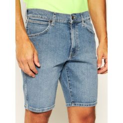 Szorty jeansowe Wrangler 5 Pocket W14CKP34F. Niebieskie spodenki i szorty męskie Wrangler, m, bez wzorów, z elastanu. W wyprzedaży za 169,00 zł.
