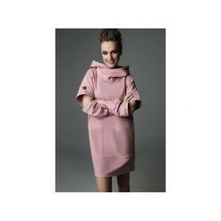 Sukienka Holey Freak - dirty pink. Różowe sukienki damskie marki Madnezz, s, z aplikacjami, z elastanu, z kapturem, bez rękawów. Za 289,00 zł.