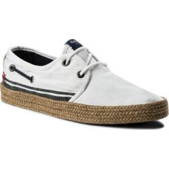 Espadryle męskie: Espadryle PEPE JEANS – Salior Deck Cruise PMS10232 White 800