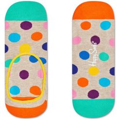Happy Socks - Skarpetki Big Dot. Pomarańczowe skarpetki damskie Happy Socks, bez wzorów. W wyprzedaży za 24,90 zł.